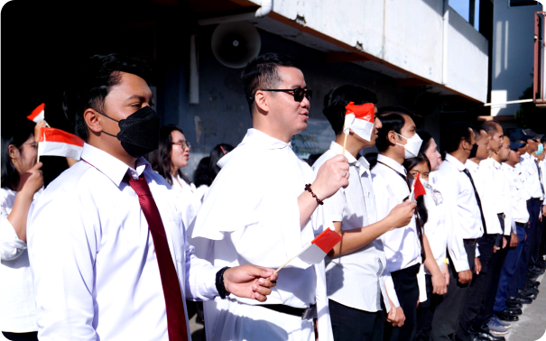 keluarga besar yayasan santo dominikus cimahi memperingati hut ri ke-78